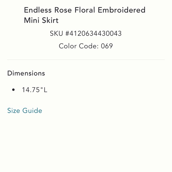 Anthropologie NWT Sz M (runs a little small) stunning Endless Rose floral skirt - Picture 5 of 16